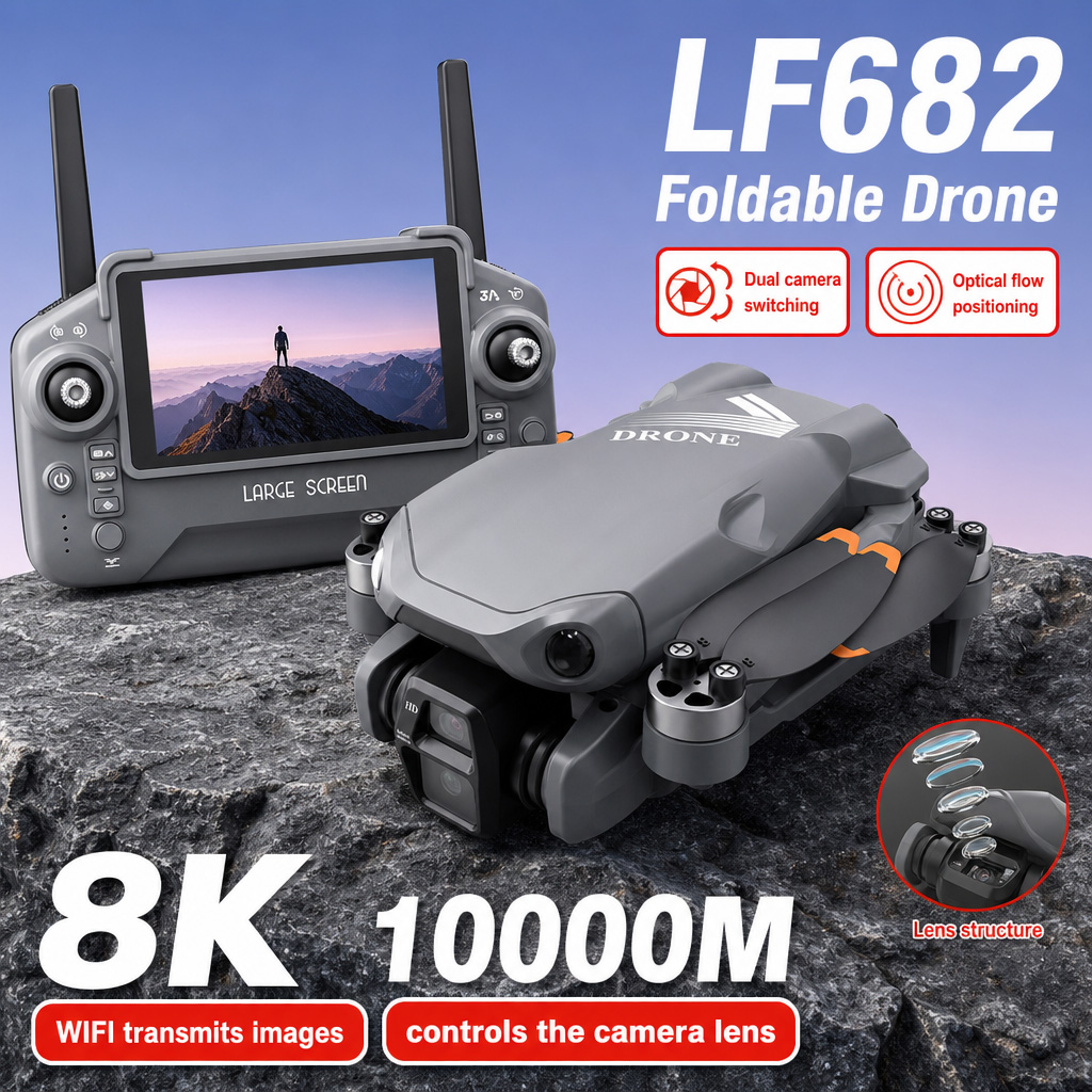 Rc Helicopter Charger - Aerial Photo LF682 Drone 8K HD