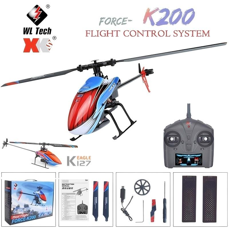 Rc Helicopter Single Rotor - WLtoys RC Helicopters K200 K127 2.4Ghz
