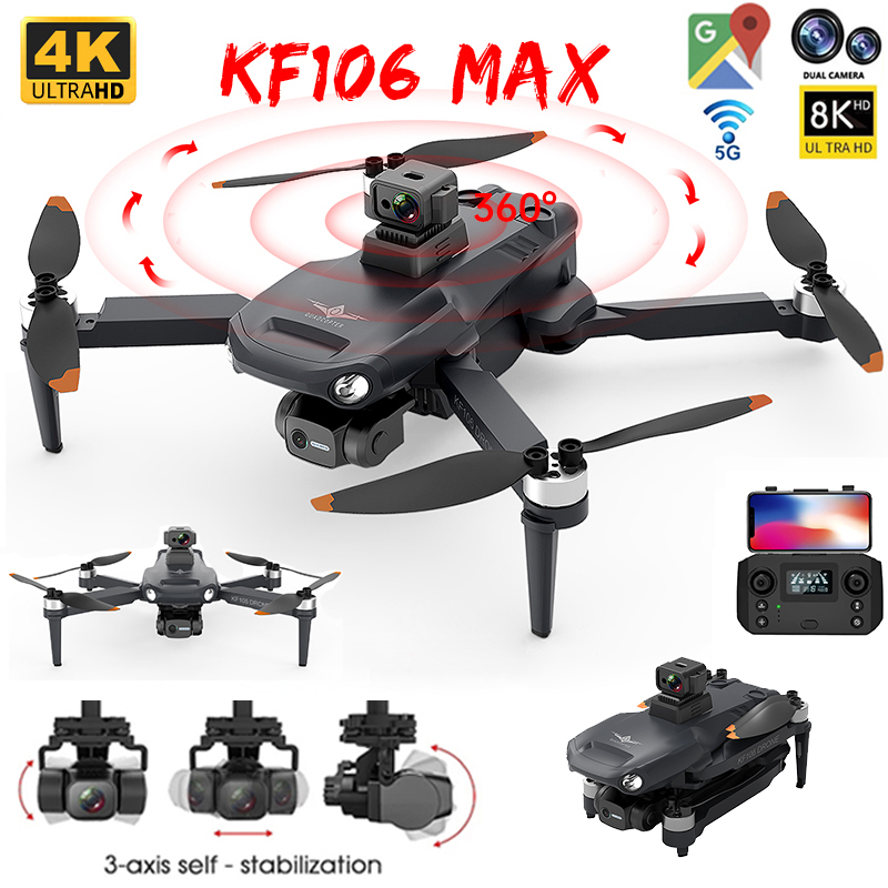 2022 NEW KF106 Max Drone 8K Pr - Rc Helicopter Charger recension och pris