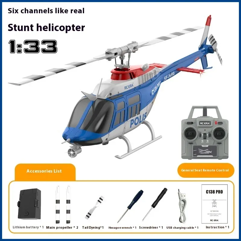 C138pro Smart Positioning High - Rc Helicopter Gas recension och pris