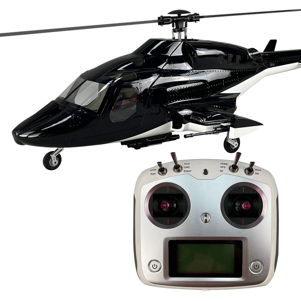 470 Size Airwolf RTF RC Helico - Rc Helicopter Nitro recension och pris