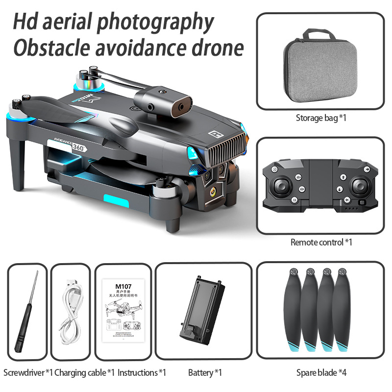 M107 Foldable RC Drone - Dual  - Rc Helicopter Charger recension och pris