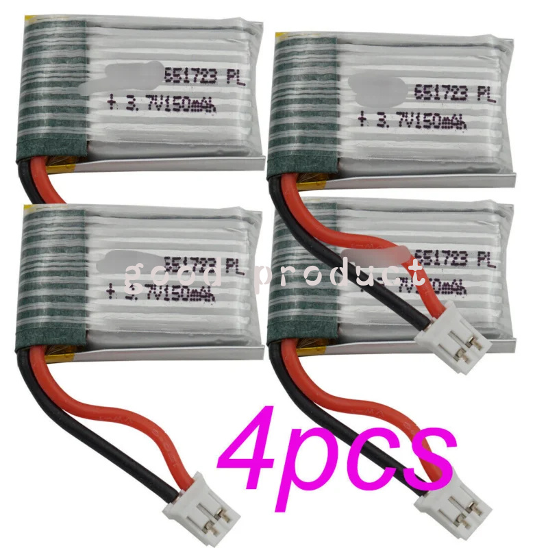 3.7V 150 mAh Lipo Polymer Li B - Eachine Drone E010 recension och pris
