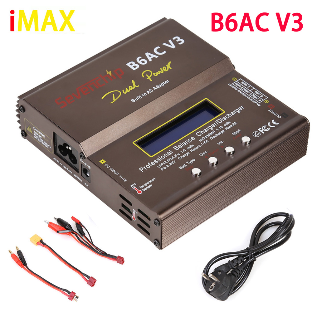 80W IMAX B6AC V3 Balance Charg - Rc Helicopter Charger recension och pris