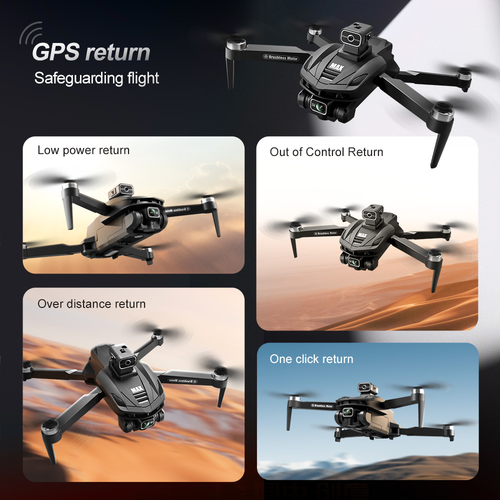 V168 PRO Max GPS Drone 8K Prof - Rc Helicopter Charger recension och pris