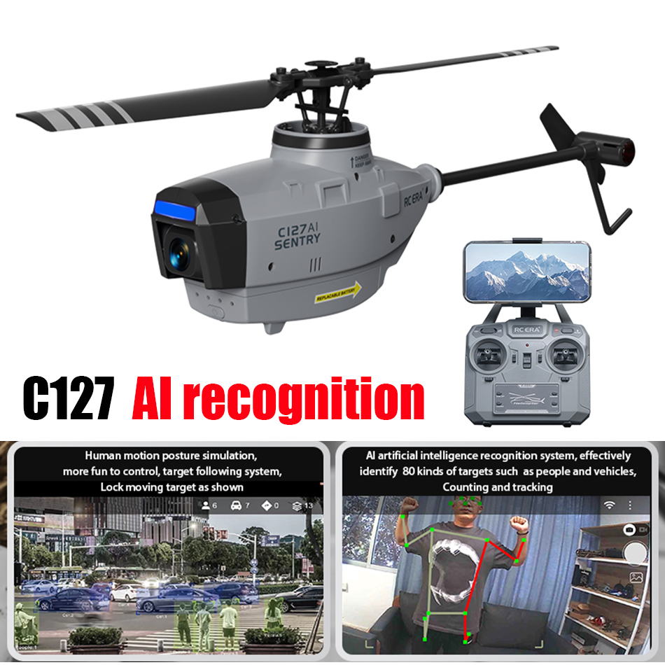 RC ERA C127 AI Sentry Mini Bru - Rc Helicopter Single Rotor recension och pris