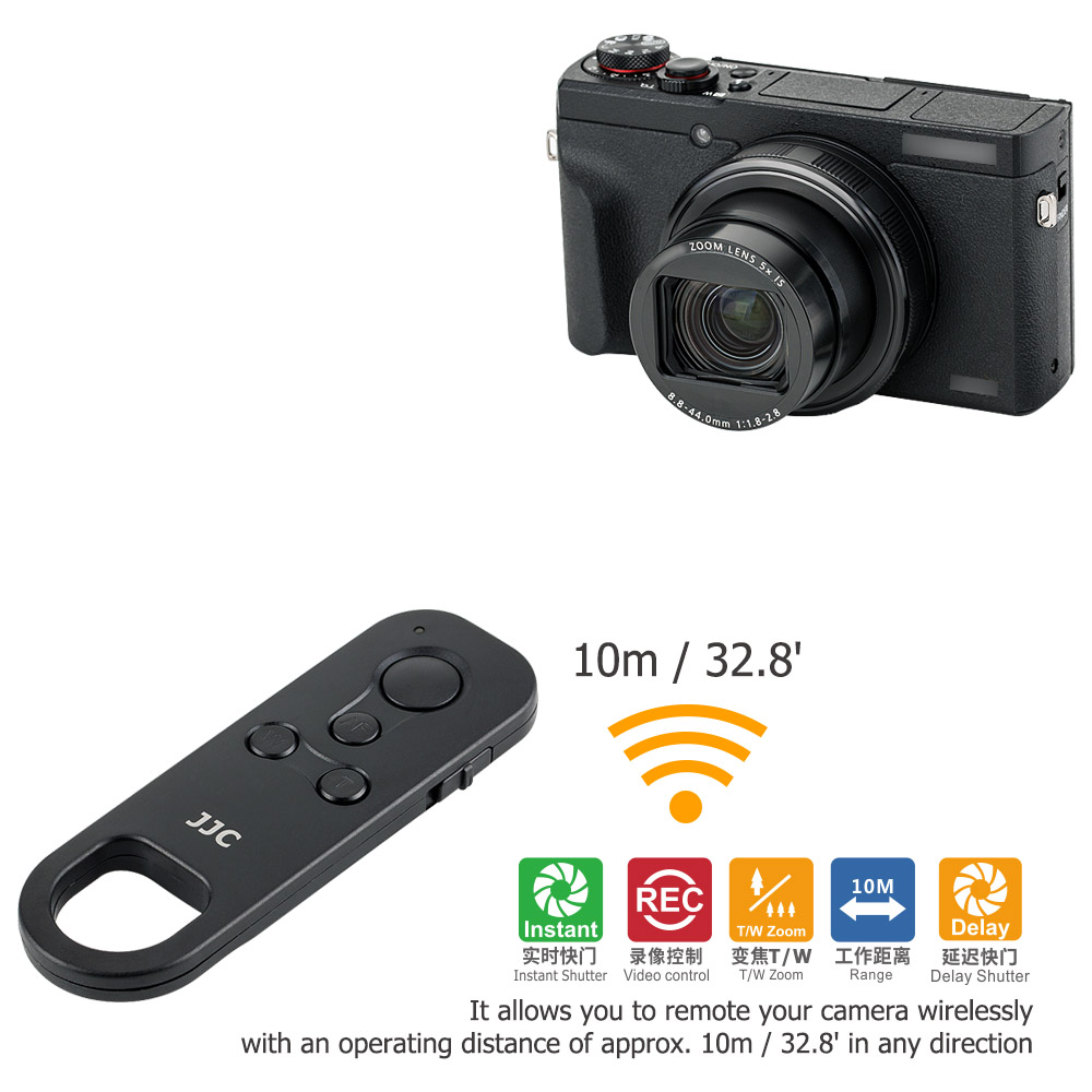 JJC BR-E1 Bluetooth Remote Con - Canon Camera Eos R8 recension och pris