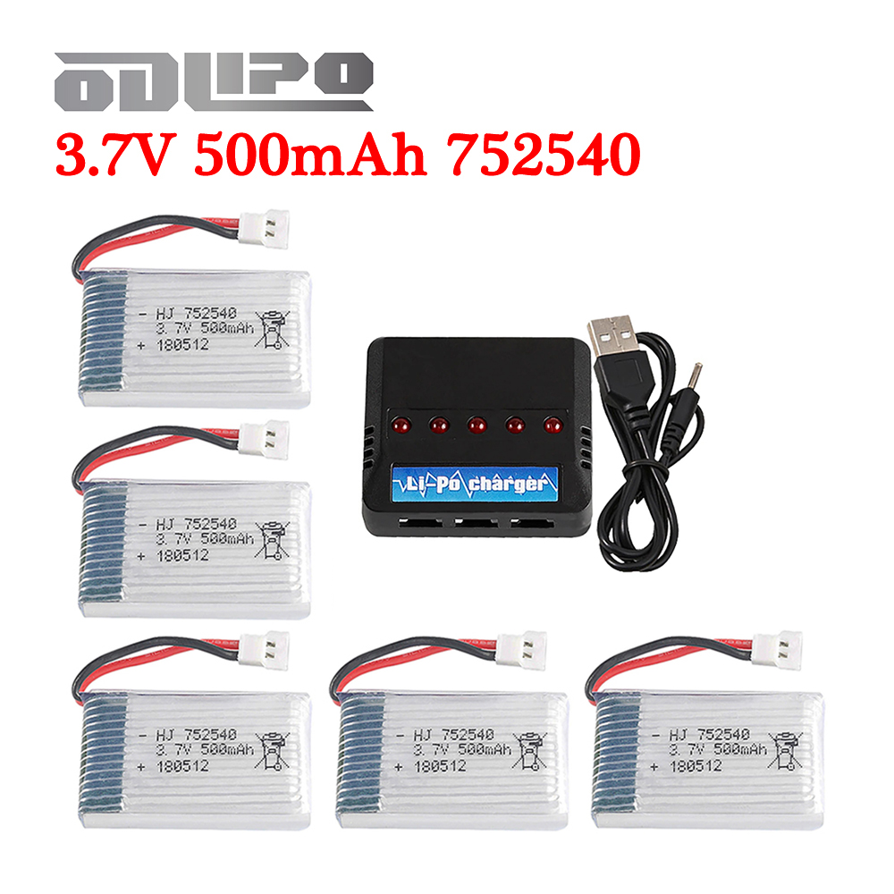 H31 Battery 3.7V 500mAh 752540 - Rc Helicopter Coaxial recension och pris
