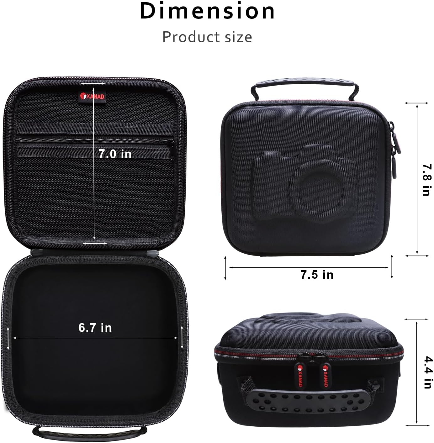 XANAD Hard Camera Case Bag Com - Canon Camera Eos R8 recension och pris