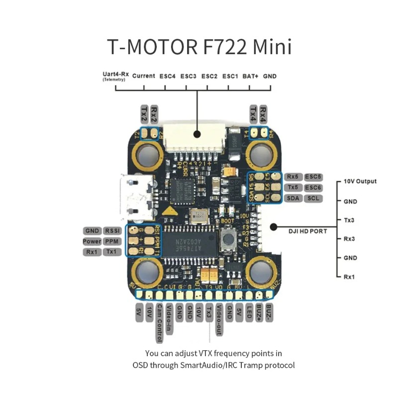 T-Motor MINI F7 FC & F45A 4in1 - Betaflight Fc F7 recension och pris