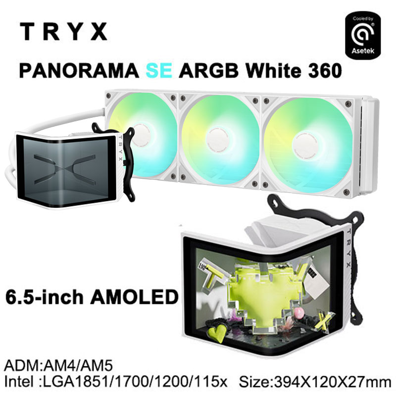 TRYX PANORAMA SE 360 ARGB CPU  - Holy Stone Drone Hs720 recension och pris